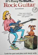 It's Easy To Bluff... Rock Guitar boek, Gitaar, Les of Cursus, Ophalen of Verzenden, Zo goed als nieuw