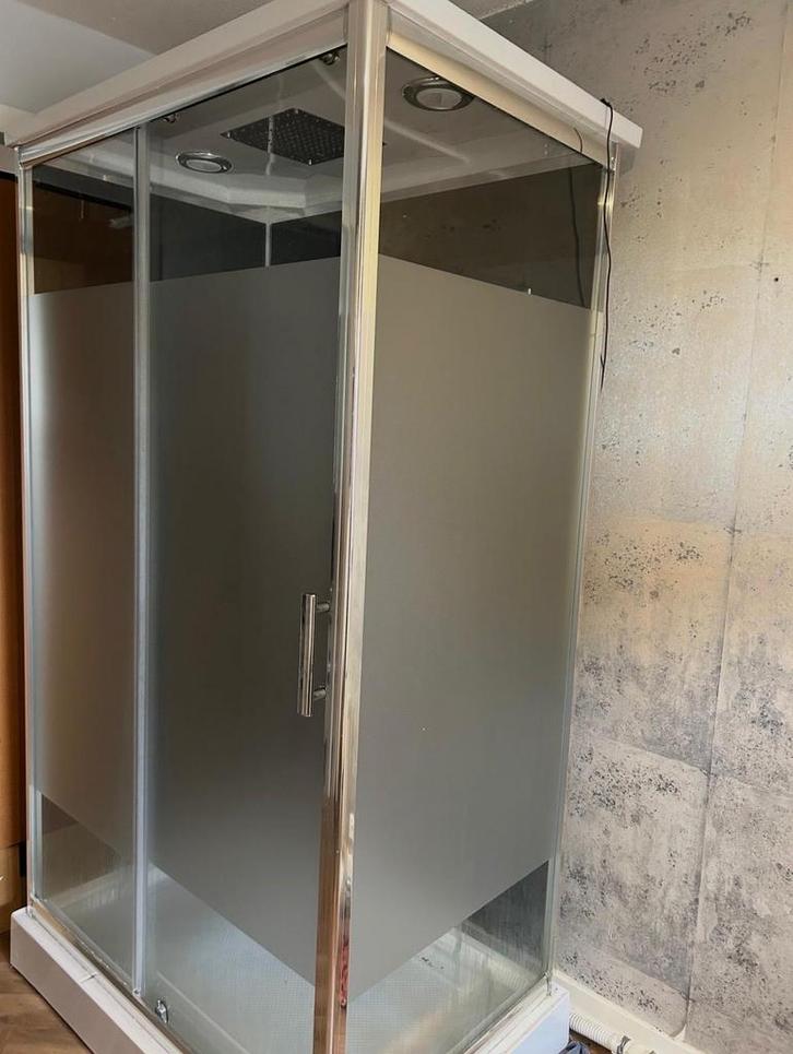 Tijdelijke douchecabine / nooddouche met vuilwaterpomp, Doe-het-zelf en Verbouw, Sanitair, Gebruikt, Douche, Ophalen