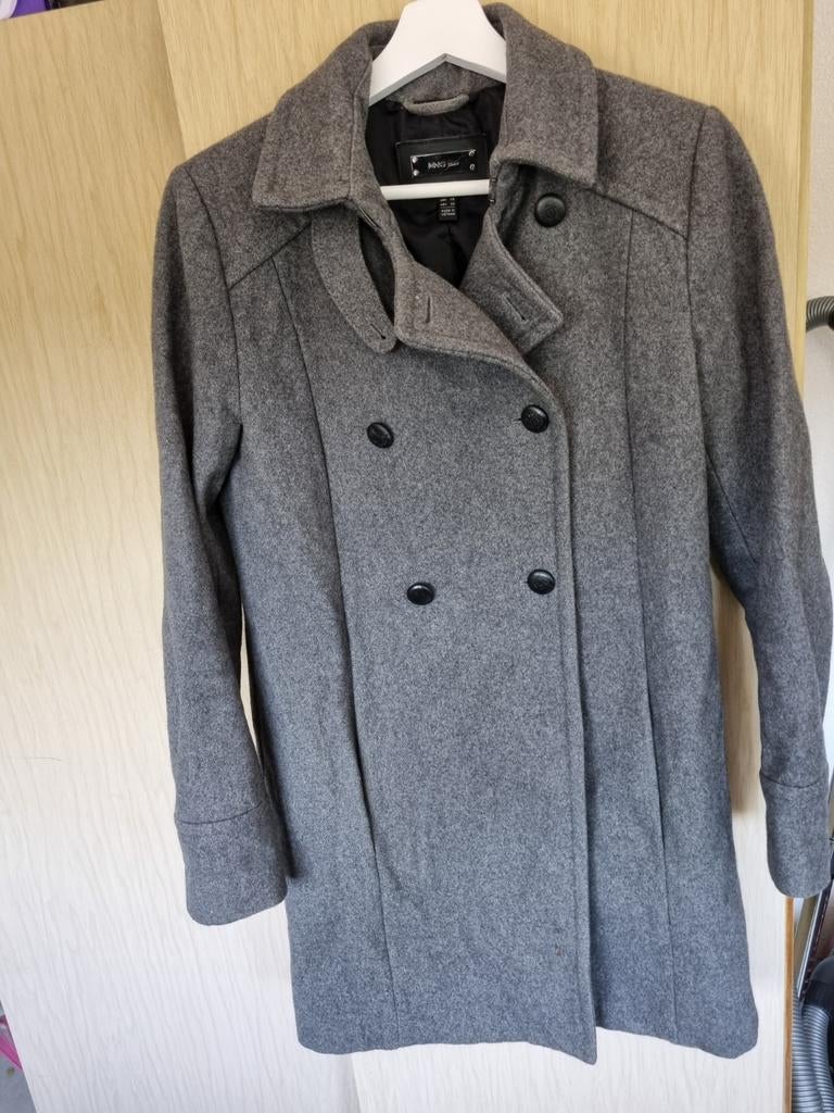 Nieuwstaat grijze voorjaars jas MANGO mantel s 36, Kleding | Dames, Mango, Nieuw, Ophalen of Verzenden, Maat 36 (S)