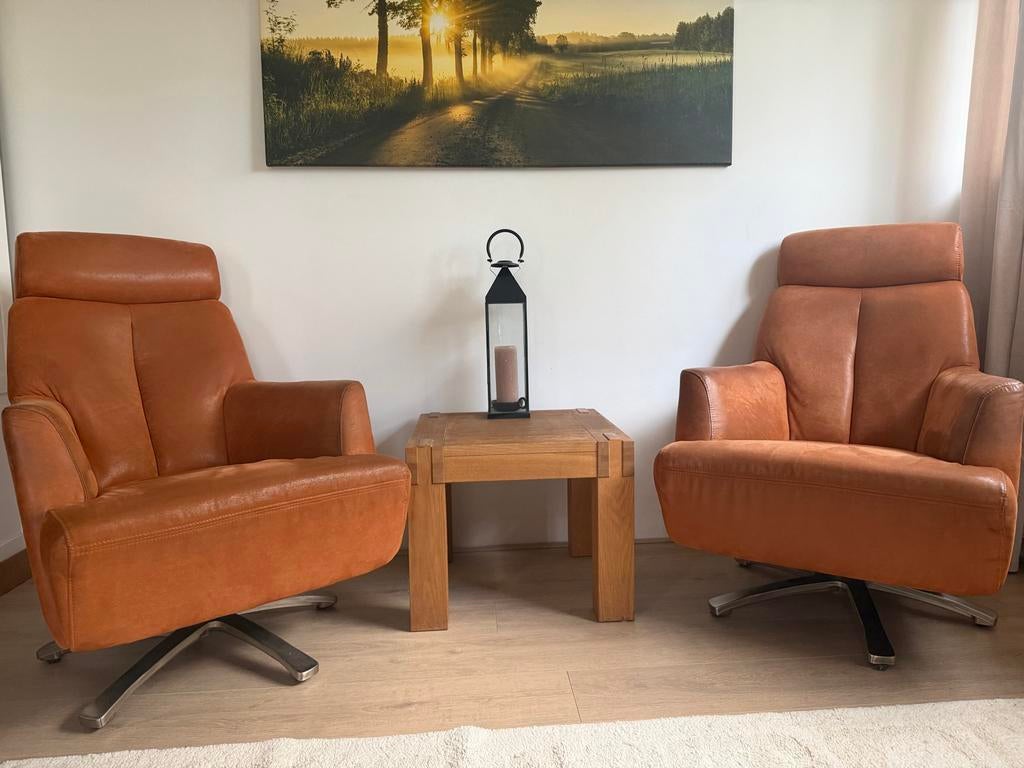 2 Xooon stoelen en tafel (ook los verkrijgbaar), Ophalen, Gebruikt, 75 tot 100 cm, 50 tot 75 cm