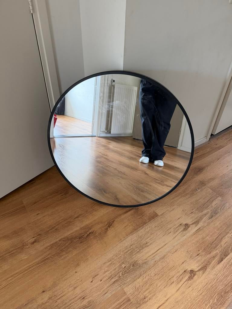 Ronde spiegel van Kwantum, Ophalen, Rond, Zo goed als nieuw, Minder dan 100 cm