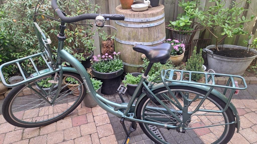 Groene  Popal mama fiets zo goed als nieuw, Ophalen, Zo goed als nieuw, POPAL, Versnellingen