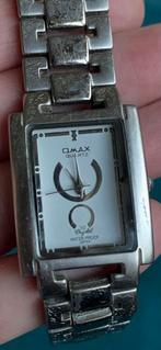 Omax Quartz cristal 30 Dameshorloge Vintage, Overige merken, Staal, Gebruikt, Staal