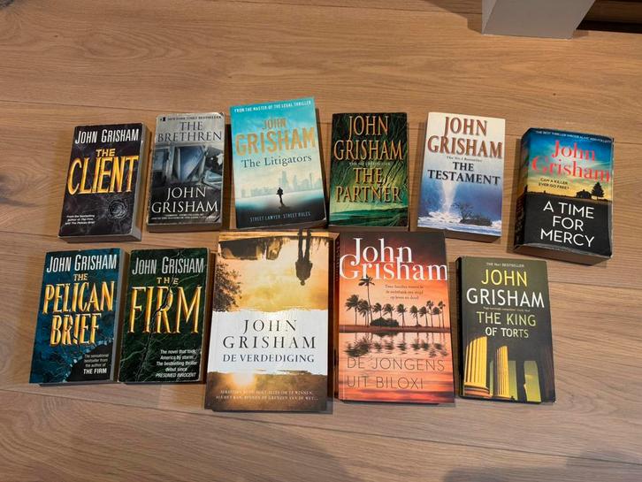 John Grisham boeken., Boeken, Thrillers, Gelezen, Ophalen of Verzenden