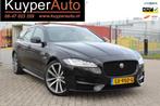 Jaguar XF Sportbrake 2.0d Portfolio automaat 180 PK leder ca, Auto's, Jaguar, Achterwielaandrijving, Euro 6, 4 cilinders, Zwart