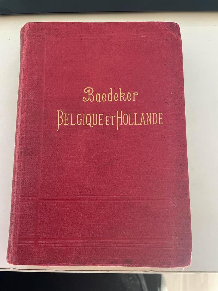 Baedeker België & Holland 1905 - Zeldzame Reisgids, Boeken, Reisgidsen, Gelezen, Reisgids of -boek, Benelux, Overige merken, Ophalen of Verzenden