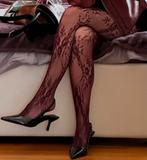 Rode kant panty, Kleding | Dames, Leggings, Maillots en Panty's, Maat 36/38 (S), Ophalen of Verzenden, Zo goed als nieuw, Panty