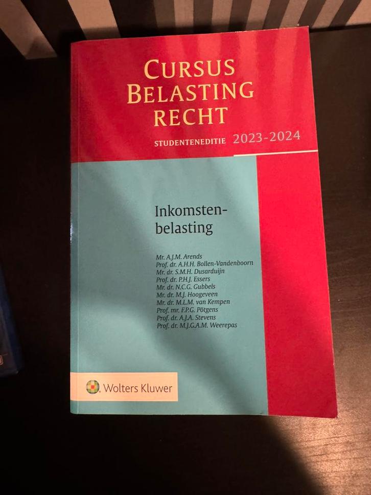 Cursus Belastingrecht Inkomstenbelasting, Boeken, Wetenschap, Zo goed als nieuw, Ophalen of Verzenden