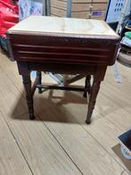 Antieke piano kruk verstelbaar Wadman Bath +/- 1885, Ophalen of Verzenden