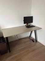 Bereau Ikea TROTTEN beige, Huis en Inrichting, Bureaus, Ophalen, Zo goed als nieuw, Bureau