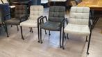 Set van vier maal eetkamerstoel Ryan van MX Sofa, Ophalen, Nieuw, Metaal, Vier