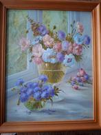 Bloemen in vaas - Schilderij, Antiek en Kunst, Kunst | Schilderijen | Klassiek, Ophalen