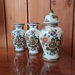 Prachtige Antieke/Vintage Delfts Polychroom Aardewerk Set, Antiek en Kunst, Ophalen of Verzenden