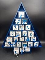Houten Dutch Christmas Delfts Blauw Adventskalender 37,5cmh, Ophalen of Verzenden, Zo goed als nieuw