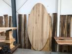 Ovaal eiken tafel, Huis en Inrichting, Tafels | Eettafels, Ophalen, Kersenhout, 100 tot 150 cm, Vijf personen of meer