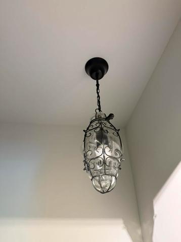 Italiaanse Glazen Hanglamp beschikbaar voor biedingen