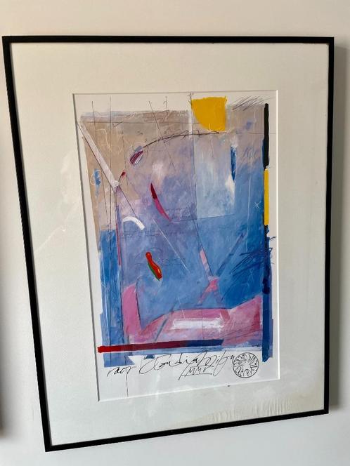 Grafiek Milou Hermus 1947 -2021, Antiek en Kunst, Kunst | Schilderijen | Abstract, Ophalen