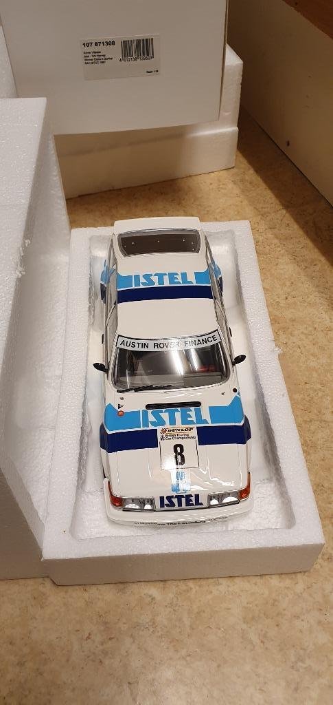 Minichamps 1/18 Rover 3500 Vitesse RAC BTCC 1987 #8, Hobby en Vrije tijd, Modelauto's | 1:18, Zo goed als nieuw, Auto, MiniChamps