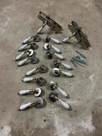 Deurbeslag deurkrukken, Doe-het-zelf en Verbouw, Hang- en Sluitwerk, Ophalen of Verzenden, Zo goed als nieuw, Koper of Messing