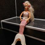 Oude vintage Zeemeermin Barbie Pop, Ophalen of Verzenden, Gebruikt, Barbie