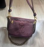 Multi Pochette bordeaux leren tas nieuw, Sieraden, Tassen en Uiterlijk, Tassen | Damestassen, Ophalen of Verzenden, Nieuw, Rood