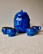 Vintage west germany rumtopf en kommetjes set blauw, Antiek en Kunst, Antiek | Keramiek en Aardewerk, Ophalen of Verzenden