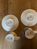 4 Royal Delft 1653 Kop en Schotels Westcord Hotel, Ophalen of Verzenden, Zo goed als nieuw, Overige stijlen, Kop(pen) en/of Schotel(s)