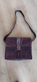 Hillburry leren aktetas met laptopvak, Sieraden, Tassen en Uiterlijk, Tassen | Damestassen, Ophalen of Verzenden, Nieuw, Bruin