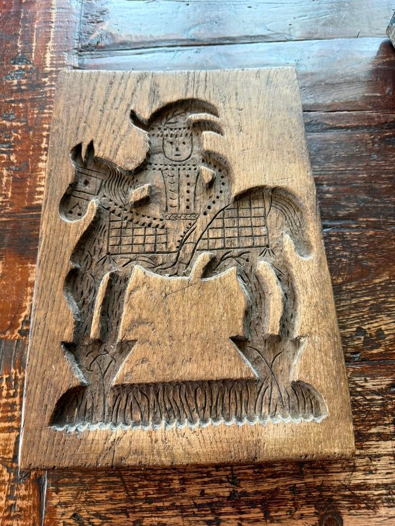 Prachtige dikke speculaas plank vorm koekplank koekvorm ++, Antiek en Kunst, Ophalen of Verzenden