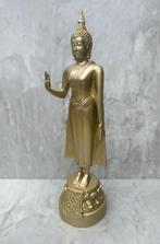 Grote Brons Goudkleurig Pang Ham Yati Buddha beeld 36,5 cm, Ophalen of Verzenden, Zo goed als nieuw