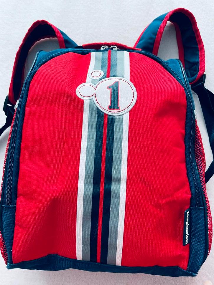 Imaginarium Rugzak Blauw/Rood, Sieraden, Tassen en Uiterlijk, Tassen | Rugtassen, Gebruikt, Overige merken, 25 tot 40 cm, 30 tot 45 cm