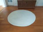 Rond wollen vloerkleed, Huis en Inrichting, Ophalen, Gebruikt, Wit, Rond