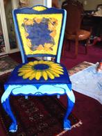 Unieke handgeschilderde stoel van Irias Creation, Ophalen of Verzenden