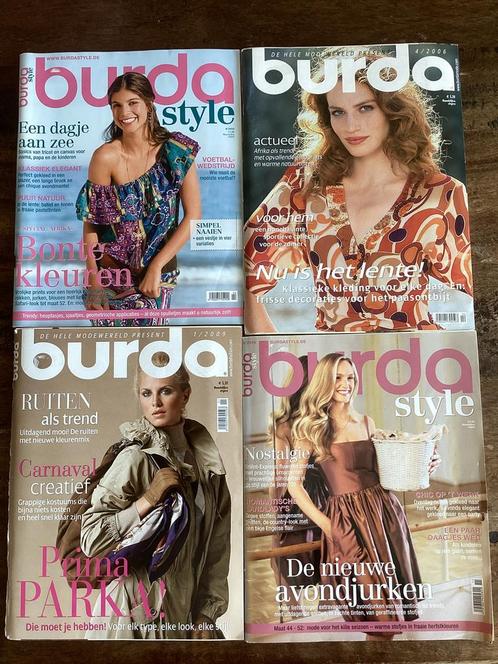 4 Burda naaitijdschriften met gratis Marion., Hobby en Vrije tijd, Kledingpatronen, Zo goed als nieuw, Vrouw, Burda, Ophalen of Verzenden