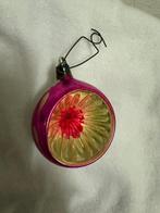 Antieke oude vintage Ajeko kerstbal - deukbal - glazen, Diversen, Ophalen of Verzenden, Gebruikt