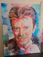 David Bowie Print Schilderij op canvas, Antiek en Kunst, Ophalen of Verzenden