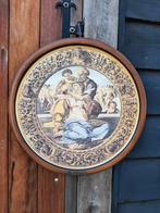 Mooi doek met afbeelding michelangelo in de opera Tondo Doni, Ophalen