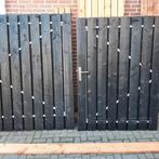 Dubbele poort  schuttingdeur 280x180 stalen frame  luxe, Ophalen, Nieuw, Draaipoort, 150 tot 200 cm