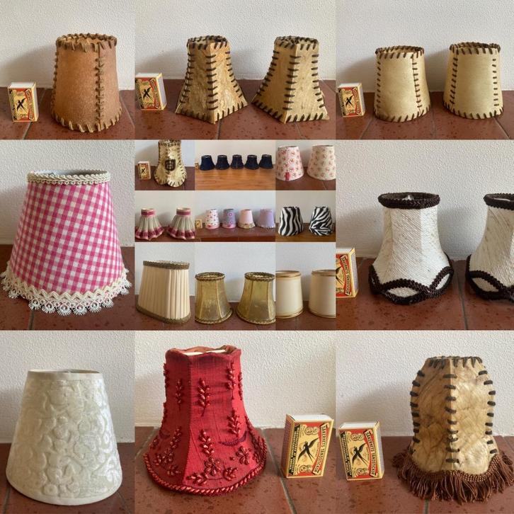 Kitsch varkensblaas & landelijke lampenkapjes clip schroef, Huis en Inrichting, Lampen | Lampenkappen, Zo goed als nieuw, Minder dan 25 cm
