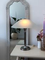 Gave vintage Art deco design mushroom lamp chrome, Minder dan 50 cm, Zo goed als nieuw, Ophalen