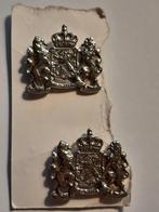 Nieuwe kraagemblemen Korps Nationale Reserve, Ophalen of Verzenden, Landmacht, Nederland, Embleem of Badge