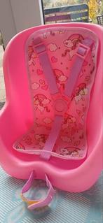 Roze fietsstoeltje voor de pop met eenhoorn print, Ophalen, Gebruikt