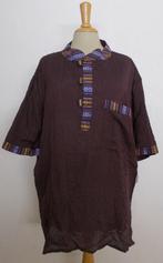 Bruine katoenen tuniek/top van Tulashi! M/L, Verzenden, Zo goed als nieuw, Maat 42/44 (L), Bruin