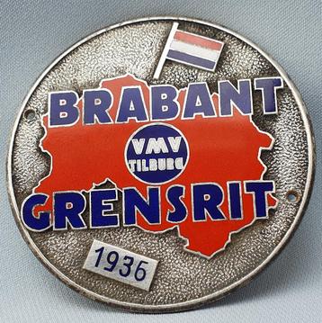 Vooroorlogse geëmailleerde Badge, Brabant grensrit 1936