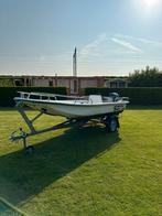 Te koop: Boot Carolina Skiff J14 met Console – Met trailer!!, Watersport en Boten, Ophalen, 10 tot 30 pk, Zo goed als nieuw, 3 tot 6 meter