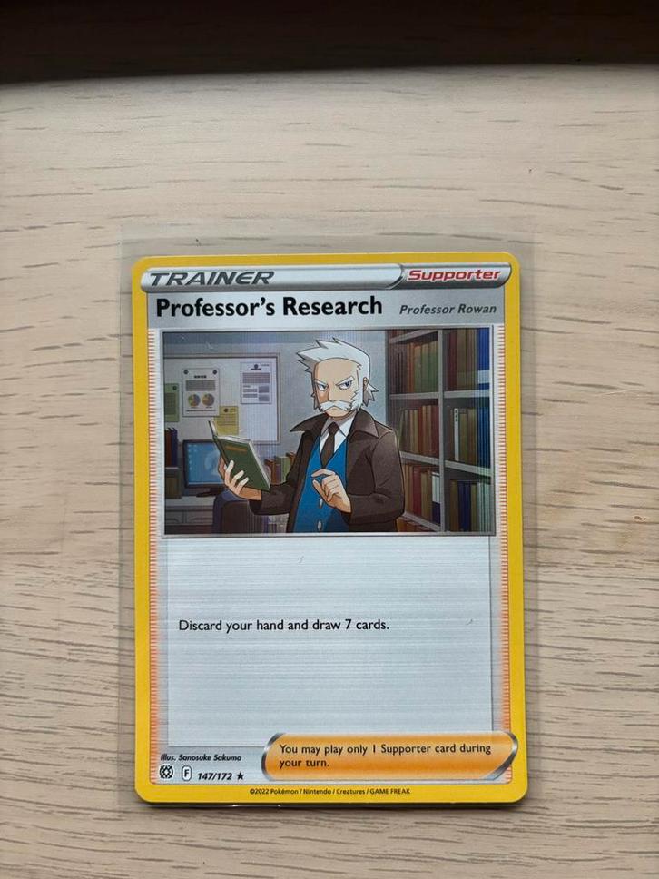 Professor’s Research 147/172 Brilliant Stars Pokémon, Hobby en Vrije tijd, Verzamelkaartspellen | Pokémon, Zo goed als nieuw, Ophalen of Verzenden