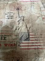 2 M.Gordijnen Amerikaanse vlag met haken klaar voor gebruik, Bruin, 200 cm of meer, 150 tot 200 cm, Ophalen of Verzenden