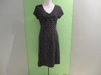 John Cabot jurk maat M, Kleding | Dames, Maat 38/40 (M), Verzenden, Zwart, Zo goed als nieuw