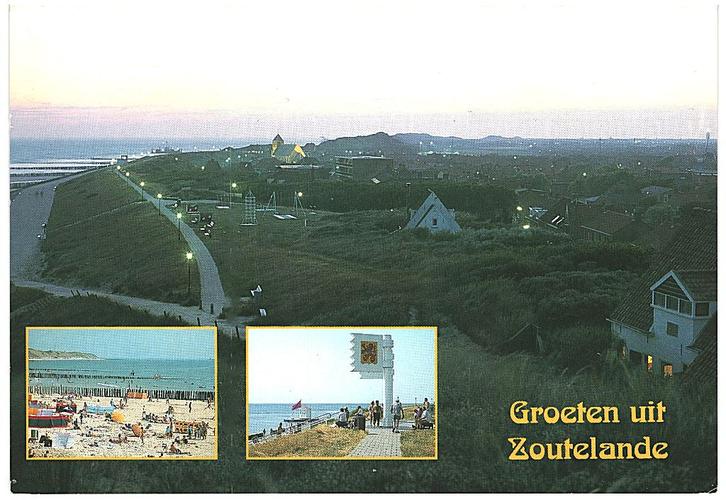 911148 Zoutelande Zeeland 97 Gelopen met zegel, Verzamelen, Ansichtkaarten | Nederland, Gelopen, Zeeland, 1980 tot heden, Verzenden