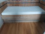 Eén persoons bed steigerhout, Huis en Inrichting, Slaapkamer | Bedden, Ophalen, 90 cm, Eenpersoons, Steigerhout